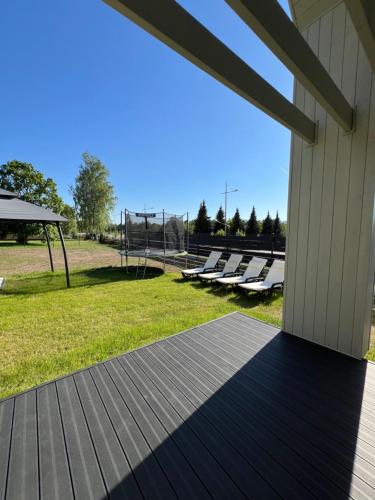 陽台/露台, Mazurskie Niebo Apartament 2 in 戈烏達普