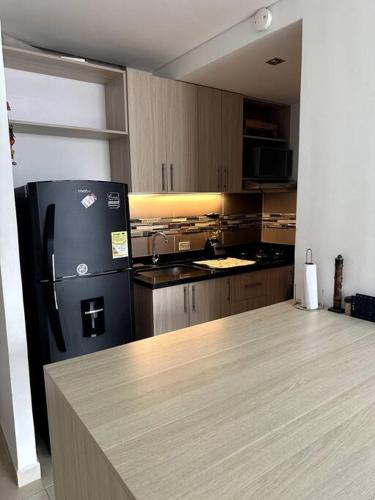 Kitchen, Luminoso y confortable in Villa Barraza