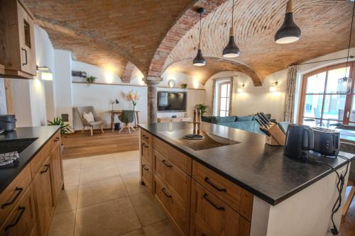 Konyha, Gewölbe-Chalet am Schöberlhof (Gewolbe-Chalet am Schoberlhof) in Eiselfing