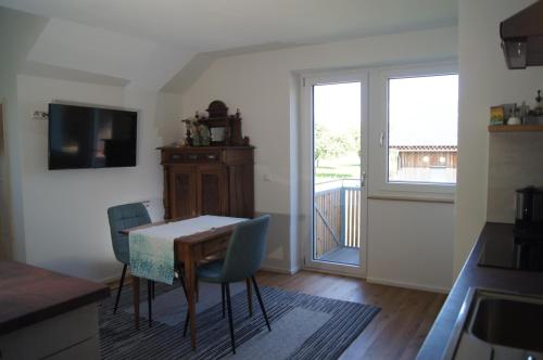 virtuve, Ferienwohnung im Obstgarten in Achberg