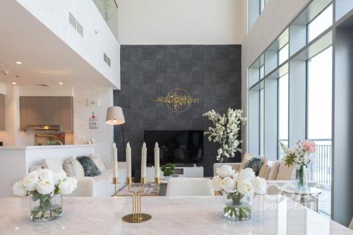 Luxury 4BR Penthouse- 2 Floors, Creek View, Netflix, Dubaj (zdjęcie 4)