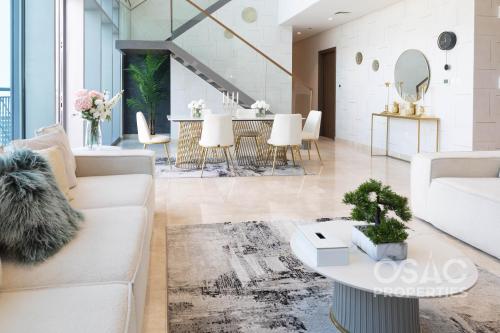 Luxury 4BR Penthouse- 2 Floors, Creek View, Netflix, Dubaj (zdjęcie 6)