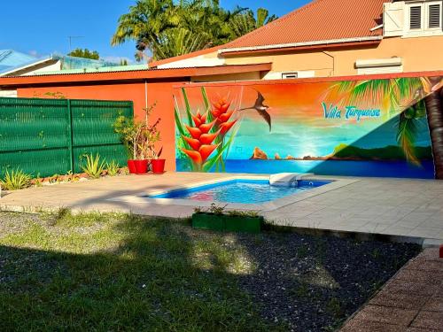 Garden, Louer la Villa Turquoise Avec Piscine Privee in Baie-Mahault