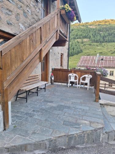 balkon/terras, Appartamento Adele in Trepalle