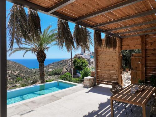 South Palms luxury village house gîte à louer Rodhákinon