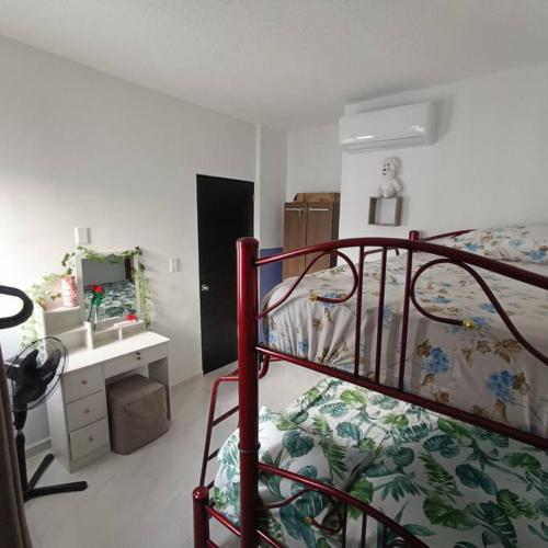 Todo el departamento tiene aire acondicionado in El Cayaco