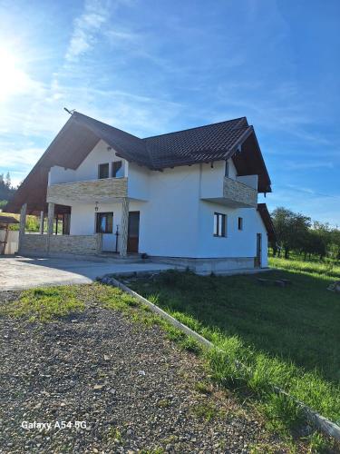 A szálláshely kívülről, Cabana iris- dotata cu ciubar si sauna in Filioara