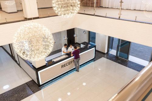 Exterior view, Grand Fergana Hotel in Farghona