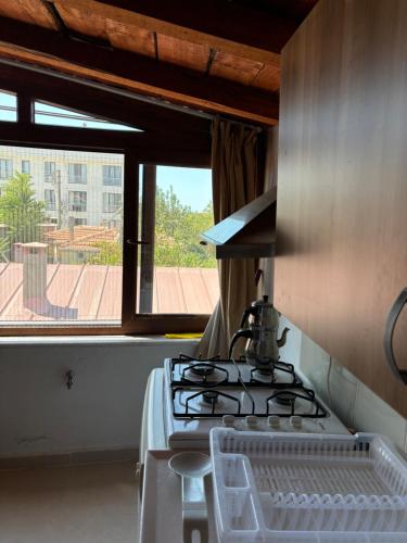Terraza/balcón, Huzur Pansiyon in Cevat Pasa