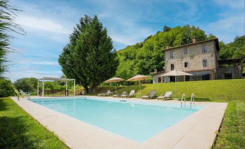 Villa Casa di Pietra en el norte de Lucca, Toscana