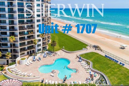 "SHERWIN" Upscale Ocean Condominium 1707 - POOL & BEACH OPEN in Daytona Beach, USA