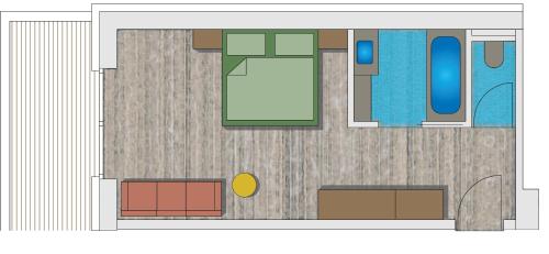 Doppelzimmer, superior, balkon