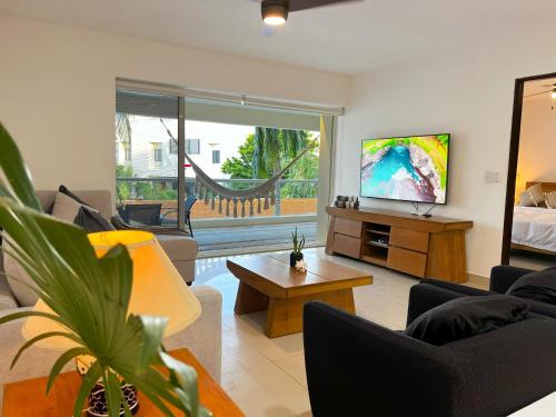Spacious Apartment with Terrace, Pool and Beach Access, Puerto Aventuras (foto 5)