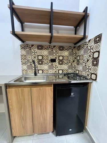 virtuve, Hotel La Fábrica cerca al aeropuerto (Hotel La Fabrica cerca al aeropuerto) in Palmira