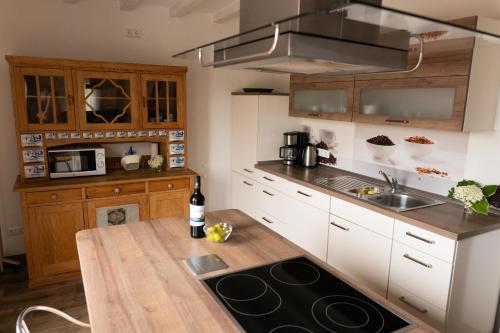 廚房, Ferienhof Jahn in 迪佩爾茨