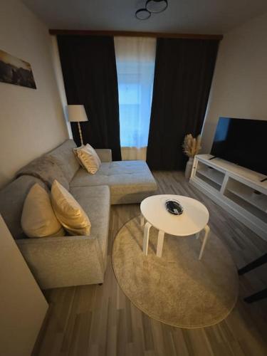 ห้องส่วนกลางสำหรับนั่งเล่น/ดูทีวี, Gemütliche Unterkunft Bad Steben - Ferienhaus Maria (Gemutliche Unterkunft Bad Steben - Ferienhaus Maria) in บัด ชเตเบิน