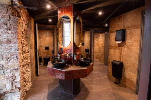 Fürdőszoba, PJs Hostel in Groningen