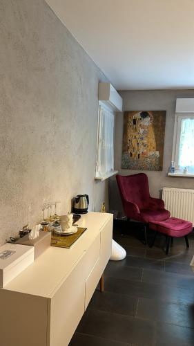 chambre privative au rez de jardin dans villa chambre d'hôte Kilstett