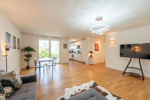 設施, EXQUIS 2BR Luxus Apartment TAO I Parken I Netflix I Garten I Familienfreundlich I in 霍爾茨格靈恩