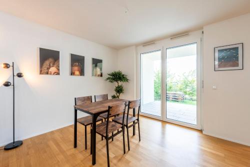 花園, EXQUIS 2BR Luxus Apartment TAO I Parken I Netflix I Garten I Familienfreundlich I in 霍爾茨格靈恩