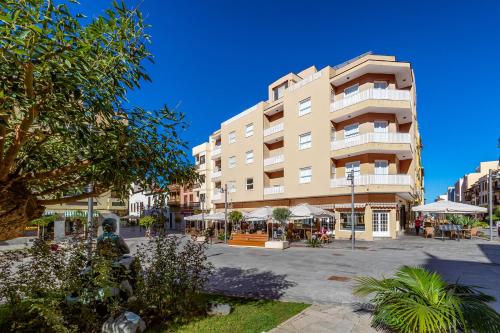Unterkunft von außen, Hotel Maga in Teneriffa