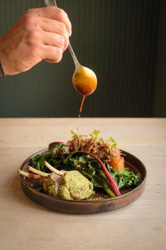 餐廳, Dúlluhús - Apartments by Aldan (Dulluhus - Apartments by Aldan) in 賽積斯菲爾積