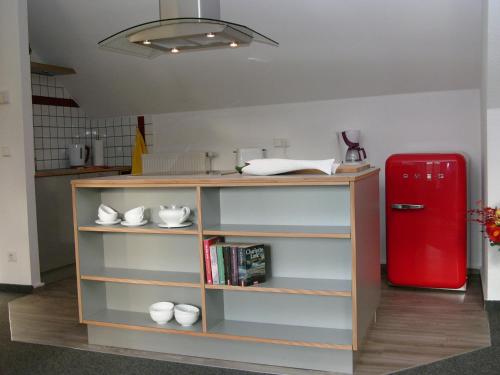 ห้องครัว, Ferienwohnung Am Dom in ซานเทิน