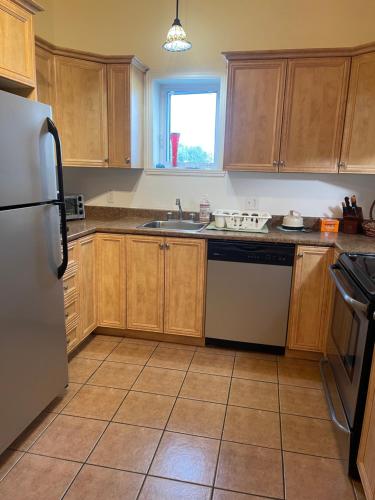 廚房, Auberge Le Wagon in 亞斯比斯圖斯 (QC)