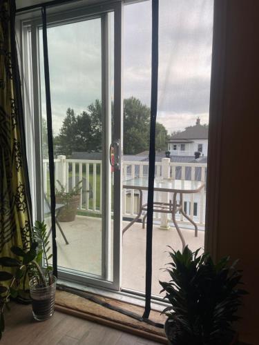 陽台/露台, Auberge Le Wagon in 亞斯比斯圖斯 (QC)