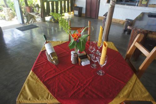 Restorāns, La Leona Eco Lodge in Carate