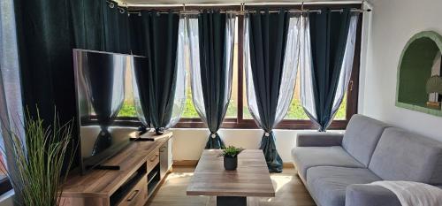 Appartement de 65m2 avec piscine partagée - Location saisonnière - Tremblay-en-France