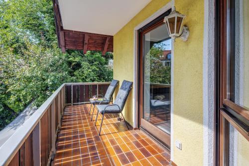 Erkély/terasz, Viel Platz und Ruhe für 4 am Valentins-Park (Viel Platz und Ruhe fur 4 am Valentins-Park) in Unterschleissheim