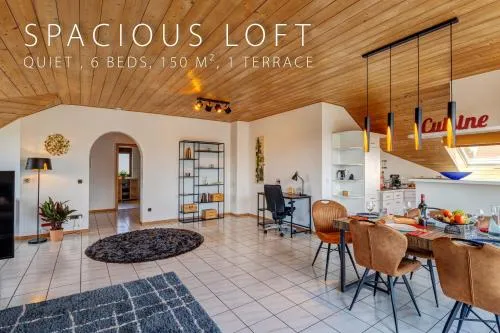 Stylish loft with balcony, quiet and spacious in Unterschleißheim, Deutschland