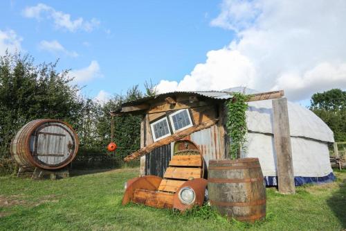 Viesnīcas āriene, Little Lodge Glamping in Laxfield
