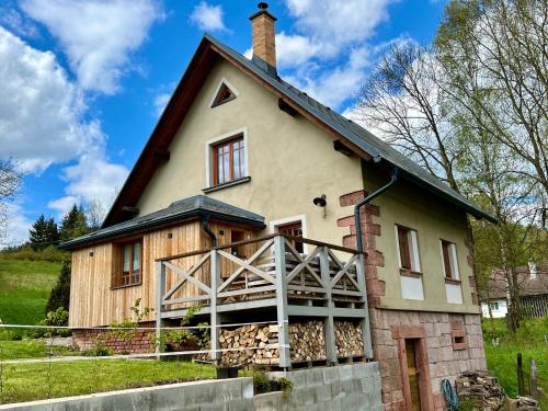 Viesnīcas āriene, Little Cottage No.100 in Vidochov