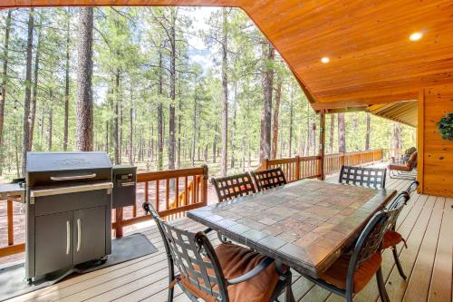 Expansive Pinetop Cabin with Fireplace and Grill! - main image