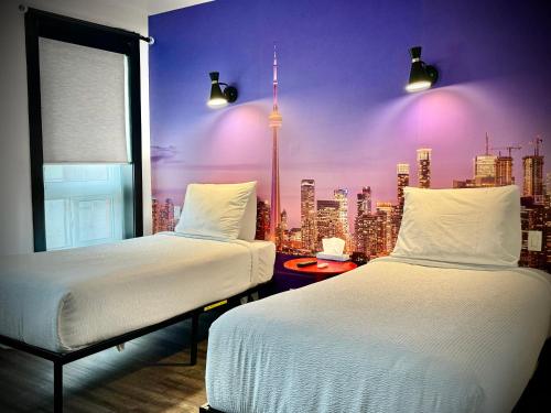 2 twin beds