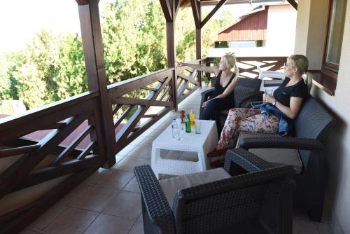 陽台/露台, aQuarium Panzio in 阿巴德薩洛克