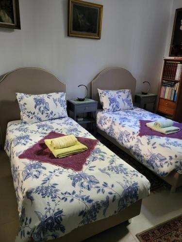 2 twin beds
