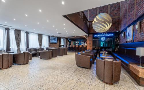 酒吧/高級酒吧, Hotel Zur Heidschnucke in 阿森多夫