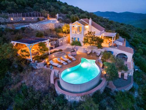 Udvendig, Heliopetra Luxury Villa Lefkas in Vasiliki
