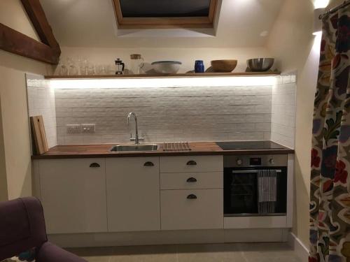 The Bothy, with a natural swimming pool in Hailey