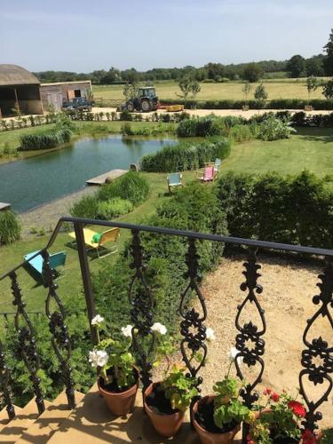 The Bothy, with a natural swimming pool in Hailey