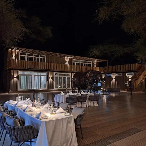 Elephant lodge in Tarangire