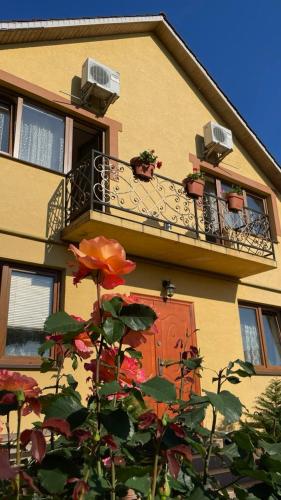 陽台/露台, Квітковий двір (Квітковии двір) in 格雷賓尼夫村