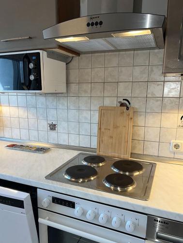 köök, Ferienwohnung GoodTimes in Burgschwalbach