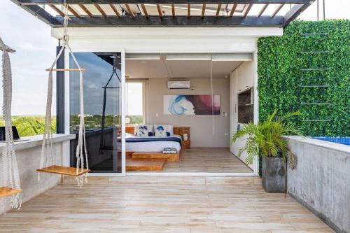 Designer Penthouse - Rooftop Pool & Ruins View in Tulum, Mexico