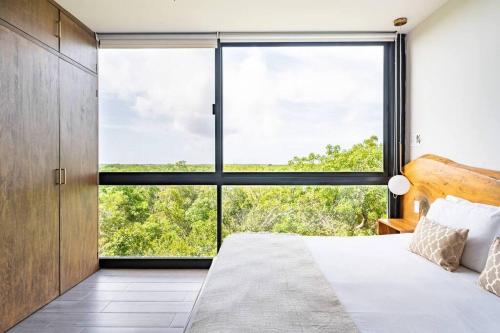 Designer Penthouse - View of Ruins, Bike to Beach in Tulum, Mexico