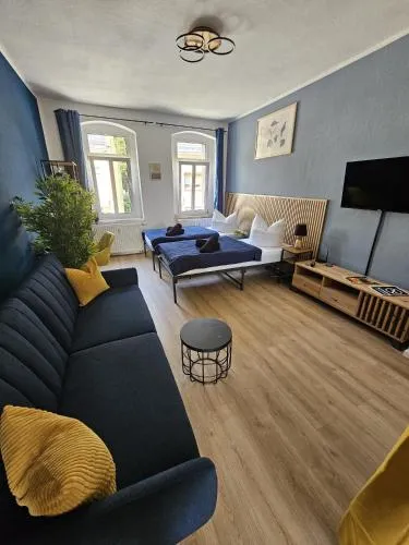 Moderne Ferienwohnung in unmittelbarer Nähe zum Schloss in Augustusburg, Deutschland