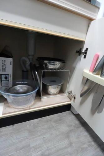 Kitchen, Layover 一軒家貸し切り物件 大阪と京都と神戸にアクセス抜群 in Ibaraki